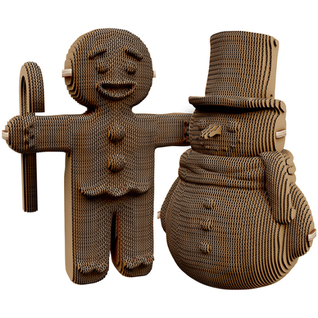 3D-пазлы - 3D пазл Cartonic Gingerbread man and Snowman (CARTGINGER)