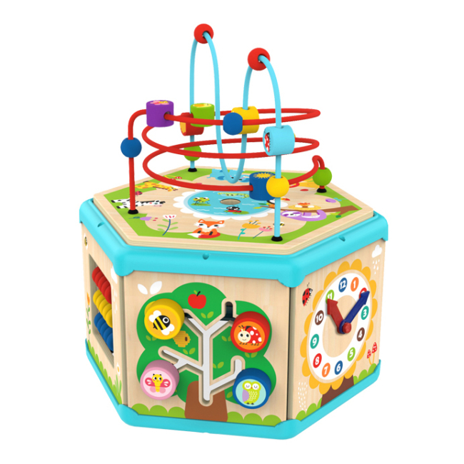 Развивающие игрушки - Бизикуб Tookytoy Лабиринт 7 в 1 (TK261N)