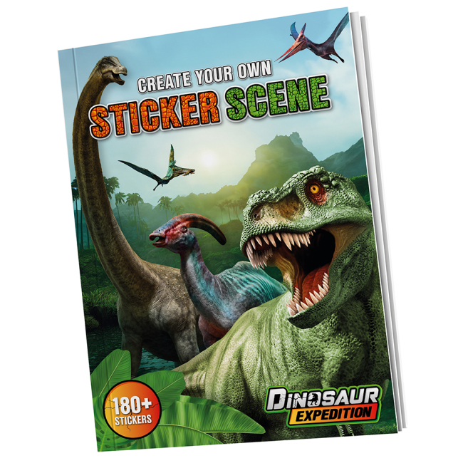 Наборы для творчества - Стикербук Moxy Dinosaur expedition (961027)