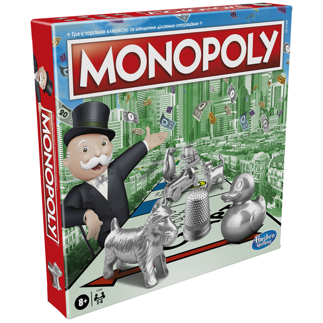 Настільні ігри - Настільна гра Hasbro Gaming Монополія класична (C1009EG4B)