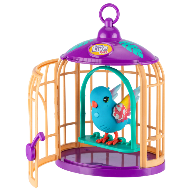 Фігурки тварин - Інтерактивна іграшка Little Live Pets Говорлива тропічна пташка Панго Панго (26614)