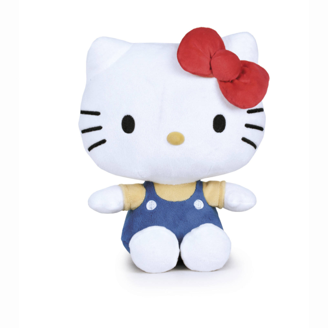 Персонажи мультфильмов - Мягкая игрушка Hello Kitty Хелло Китти классик Синий костюм 25 см (760016574/4)