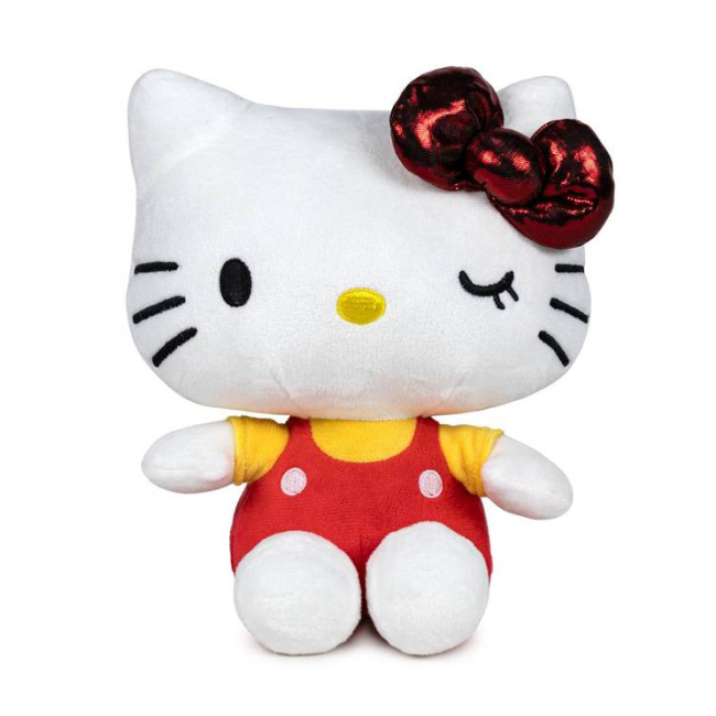 Персонажи мультфильмов - Мягкая игрушка Hello Kitty Хелло Китти Юбилейная 50 Красный бантик 32 см (760023890/1)