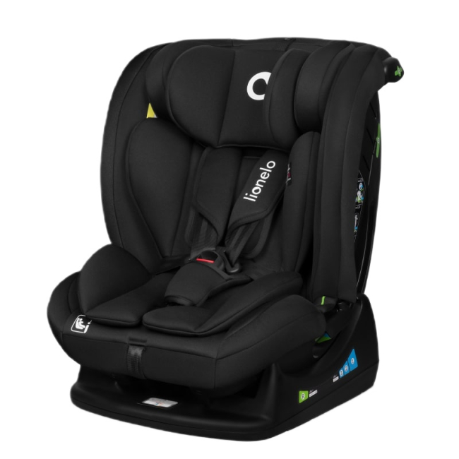Автокрісла й аксесуари - Автокрісло Lionelo Izzy i-Size black carbon (LO-IZZY I-SIZE BLACK CARBON) (5903771719469)