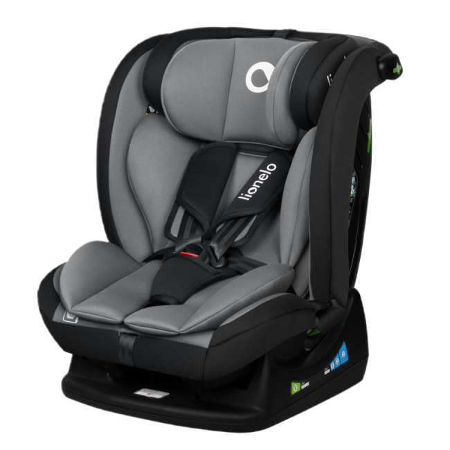 Автокресла и аксессуары - Автокресло Lionelo Izzy i-Size black grey (LO-IZZY I-SIZE BLACK GREY) (5903771719476)
