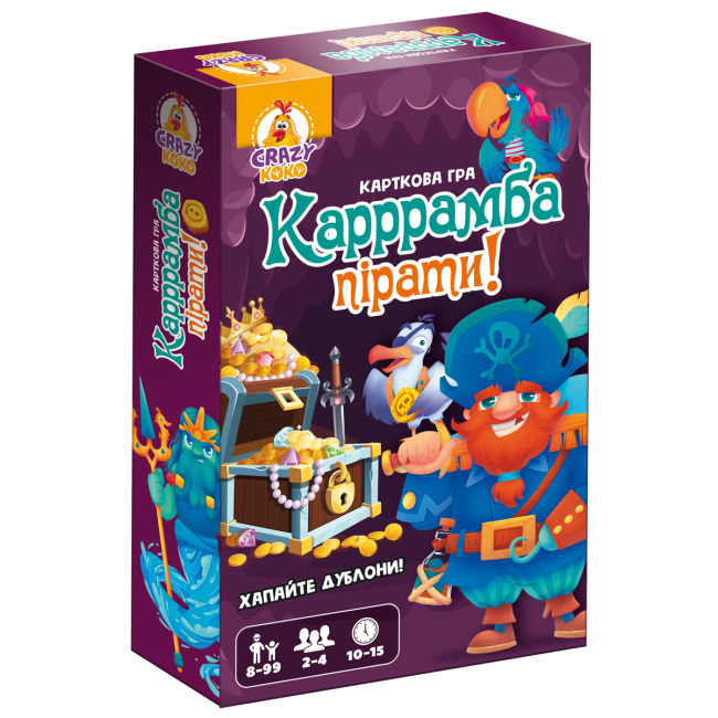 Настільні ігри - Настільна гра Vladi Toys Карррамба пірати (VT8077-07)