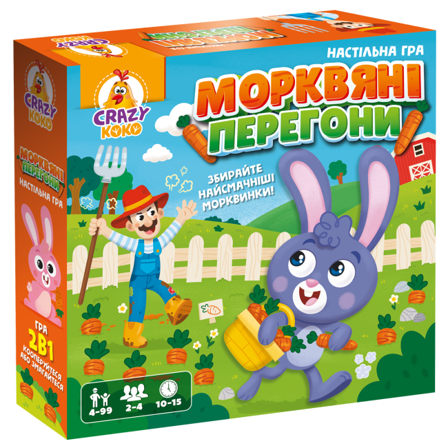 Настольные игры - Настольная игра Vladi Toys Морковная гонка (VT8055-33)