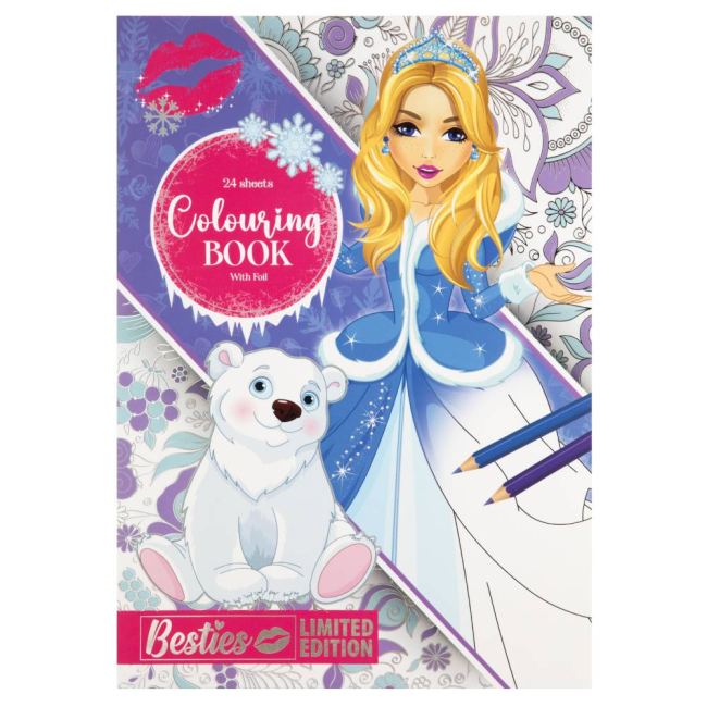 Товары для рисования - Раскраска Besties Магия серебра (961042)
