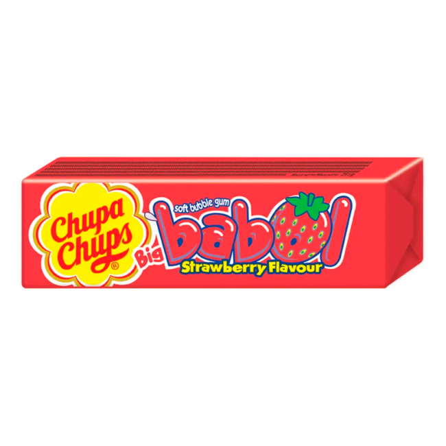 Сладости - Резинка жевательная Perfetti Chupa Chups Big babol Клубника (80759102)