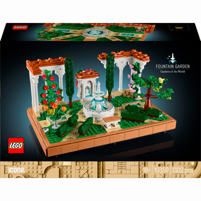 Конструкторы LEGO - Конструктор LEGO Icons Сад фонтанов (10359)