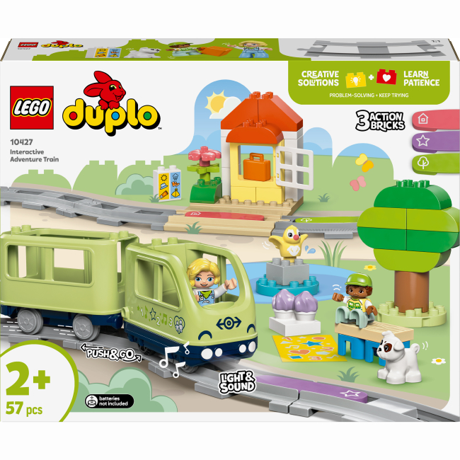 Конструкторы LEGO - Конструктор LEGO DUPLO Town Интерактивный приключенческий поезд (10427)