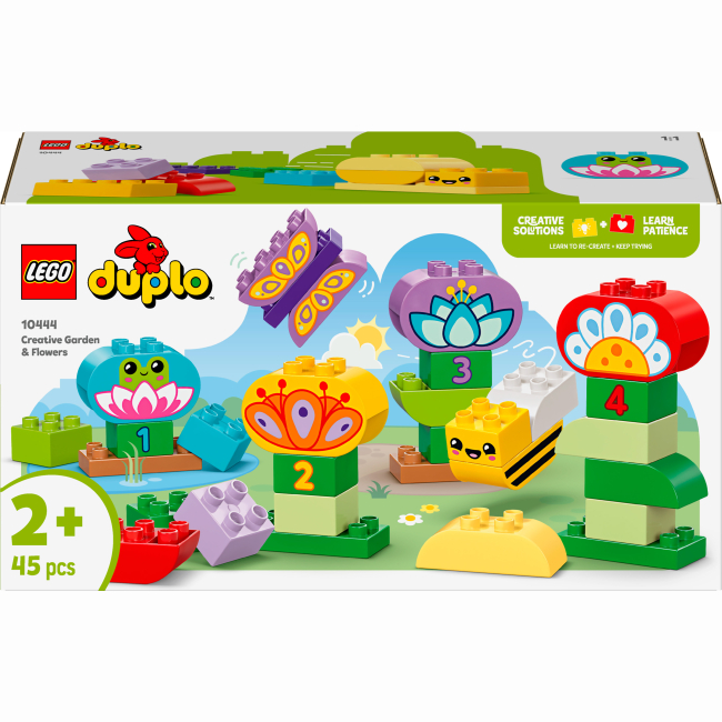 Конструктори LEGO - Конструктор LEGO DUPLO Творчий сад і квіти (10444)