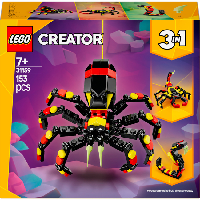 Конструкторы LEGO - Конструктор LEGO Creator Дикое животное: Удивительный паук (31159)