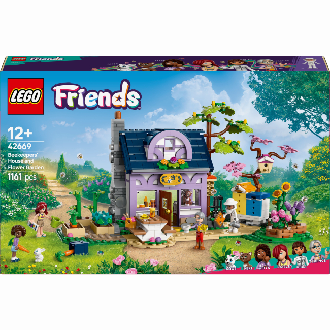 Конструктори LEGO - Конструктор LEGO Friends Будиночок і квітник бджолярів (42669)