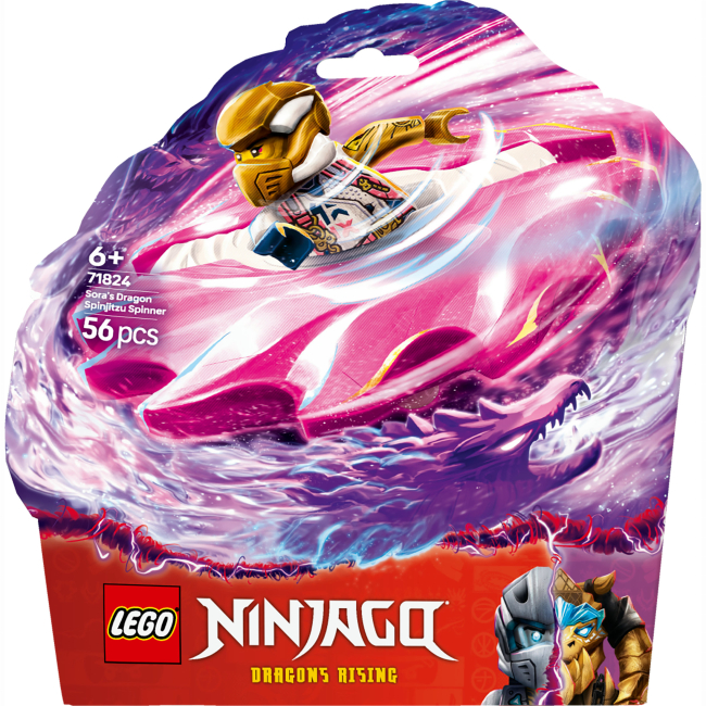 Конструктори LEGO - Конструктор LEGO NINJAGO Дракон Сори Спін-джитсу (71824)