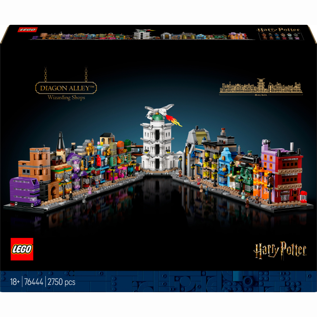 Конструктори LEGO - Конструктор LEGO Harry Potter Алея Діаґон. Чаклунські крамниці (76444)