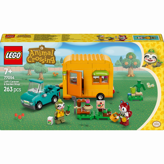 Конструкторы LEGO - Конструктор LEGO Animal Crossing Садовый магазин и караван, принадлежащие Leif (77054)