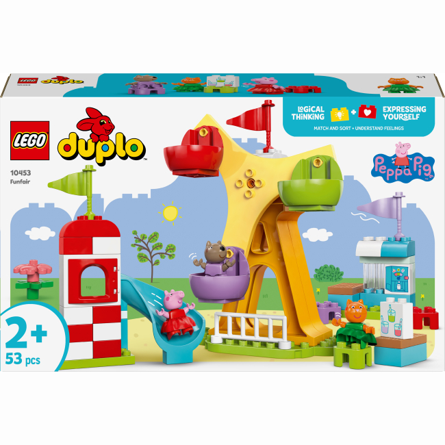 Конструкторы LEGO - Конструктор LEGO DUPLO Peppa Pig Ярмарка развлечений (10453)