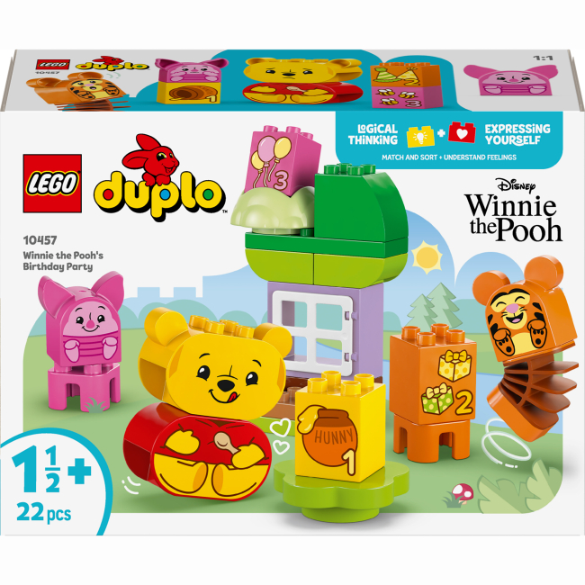Конструктори LEGO - Конструктор LEGO DUPLO Disney День народження Вінні Пуха (10457)