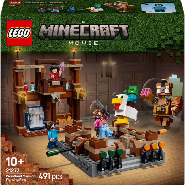 Конструктори LEGO - Конструктор LEGO Minecraft Бійцівський ринг у лісовому маєтку (21272)