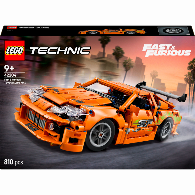 Конструктори LEGO - Конструктор LEGO Technic Fast and Furious Toyota Supra MK4 (42204)
