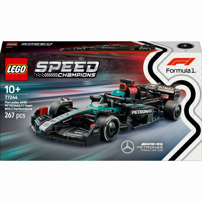 Конструкторы LEGO - Конструктор LEGO Speed ​​Champions Автомобиль для гонки Mercedes-AMG F1 W15 (77244)
