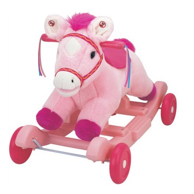 Крісла-качалки - Чудокачалка Співаючий поні рожевий (28259)