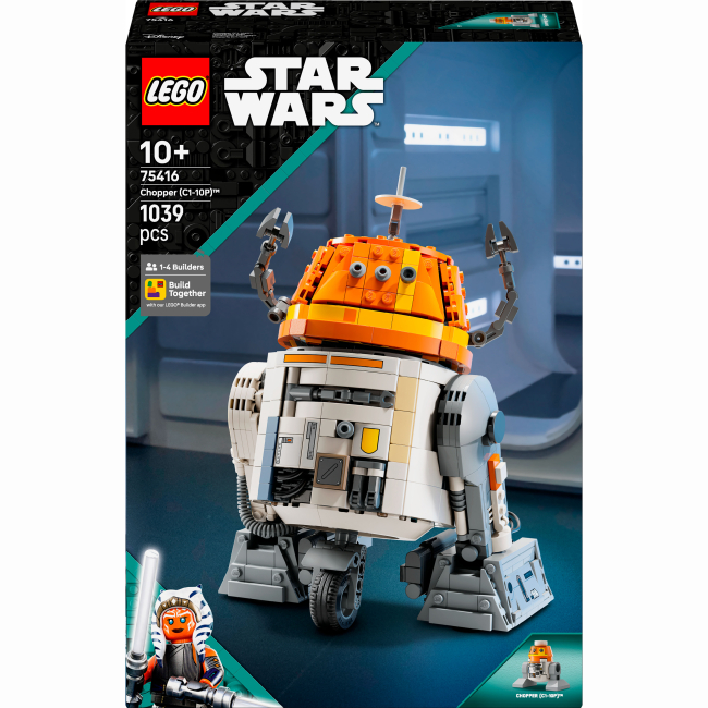 Конструктори LEGO - Конструктор LEGO Star Wars Чоппер (C1-10P). Дроїд-астромеханік (75416)