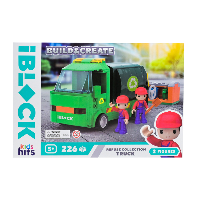 Конструкторы с уникальными деталями - Конструктор IBLOCK Build & create Truck 226 деталей (KH17/005/2)