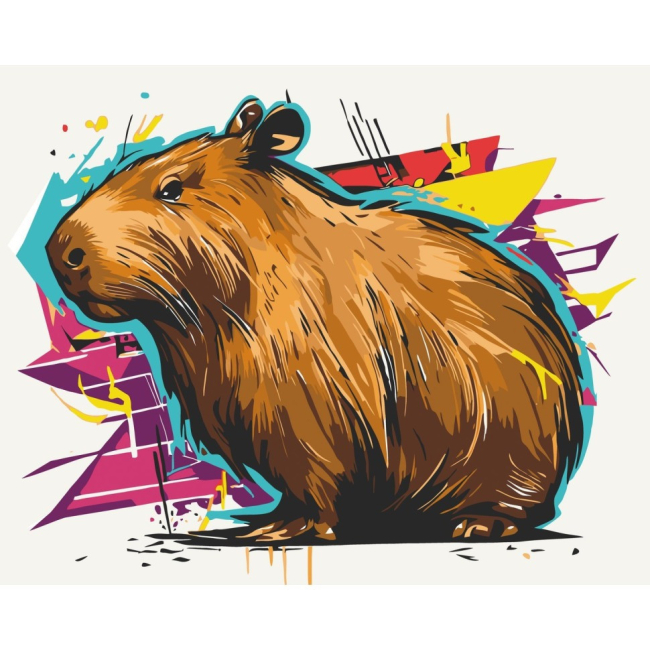 Товари для малювання - Картина за номерами Art Craft Капібара 40 х 50 см (11574-AC)