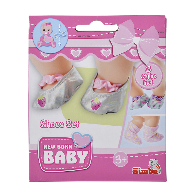 Одежда и аксессуары - Набор пинеток для пупса Simba Shoes set 3 пары (5560017)