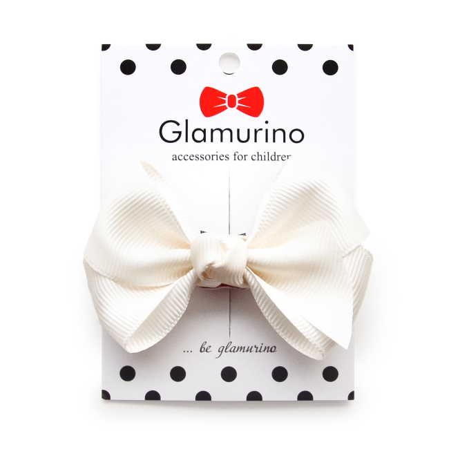 Бижутерия и аксессуары - Бантик Glamurino Lera S ваниль (2261.3)
