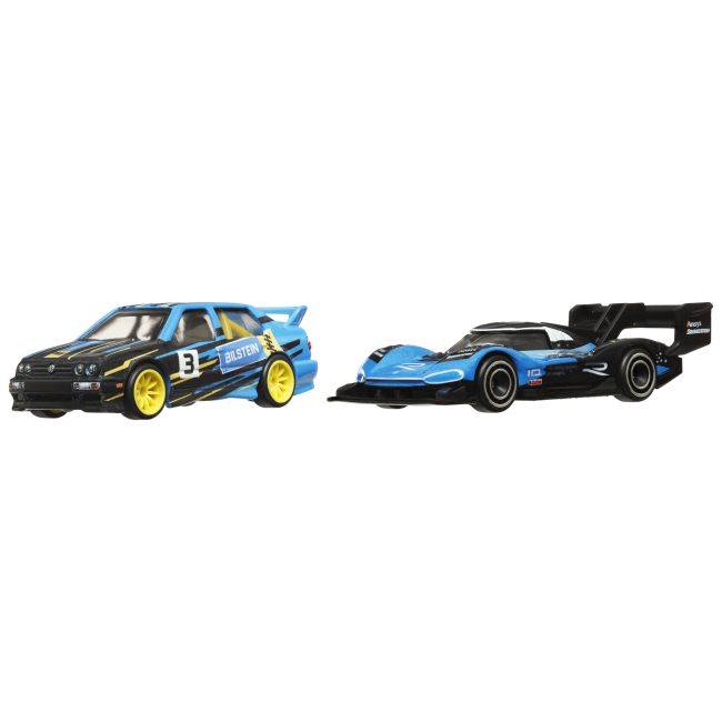Автомоделі - Набір автомоделей Hot Wheels Car culture Volkswagen Jetta MK3 і Volkswagen ID R (HBL96/HRR83)