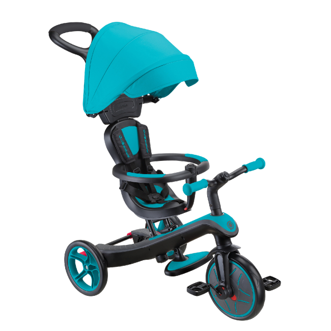 Велосипеды - Велосипед Globber Explorer trike 4 в 1 бирюзовый (634-105)