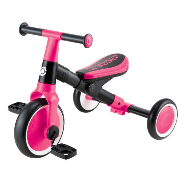 Велосипеди - Велосипед Globber Learning trike 2 в 1 фуксія (735-110)