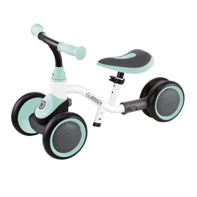 Беговелы - Беговел Globber Learning bike 3 в 1 бело-мятный (638-206)