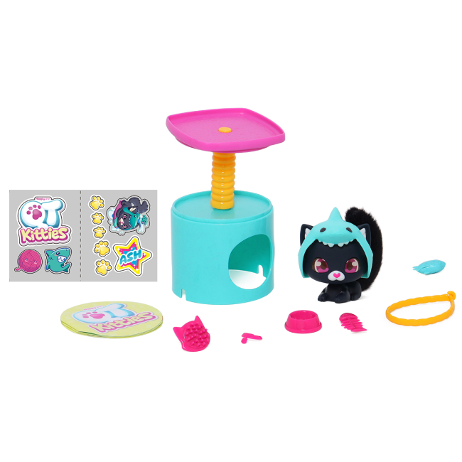 Фигурки животных - Фигурка QT Kitties Котенок Эш (450001-6)