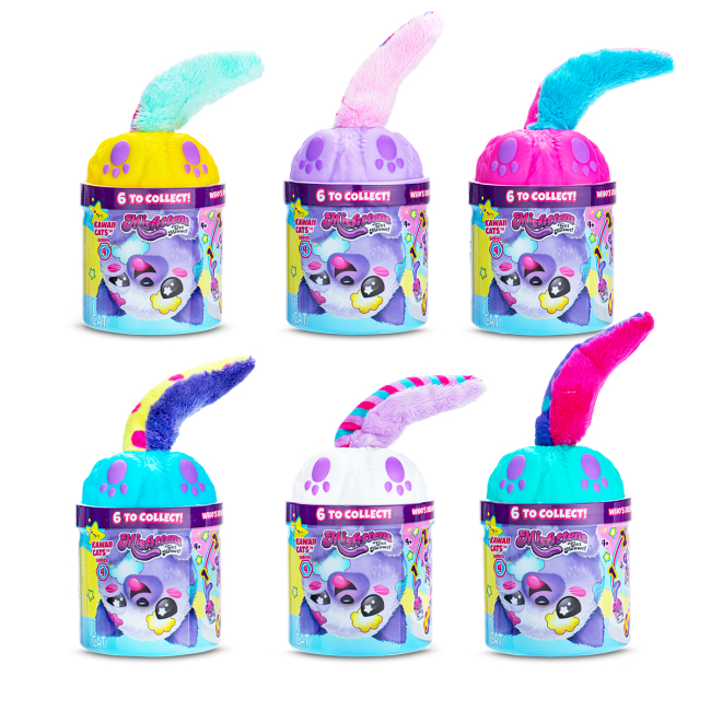 Мягкие животные - Мягкая игрушка Misfittens W4 Котик в банке в ассортименте (03948(W4))