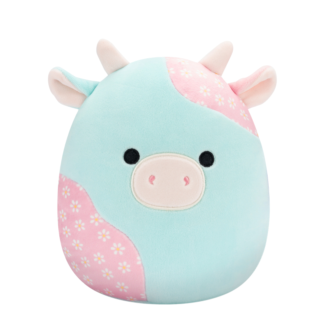 М'які тварини - М'яка іграшка Squishmallows М'ятна пастельна корівка 19 см (SQER01209)