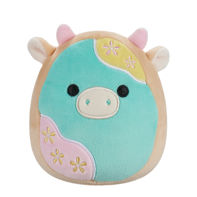 Мягкие животные - Мягкая игрушка Squishmallows Пастельная коровка 19 см (SQER01215)