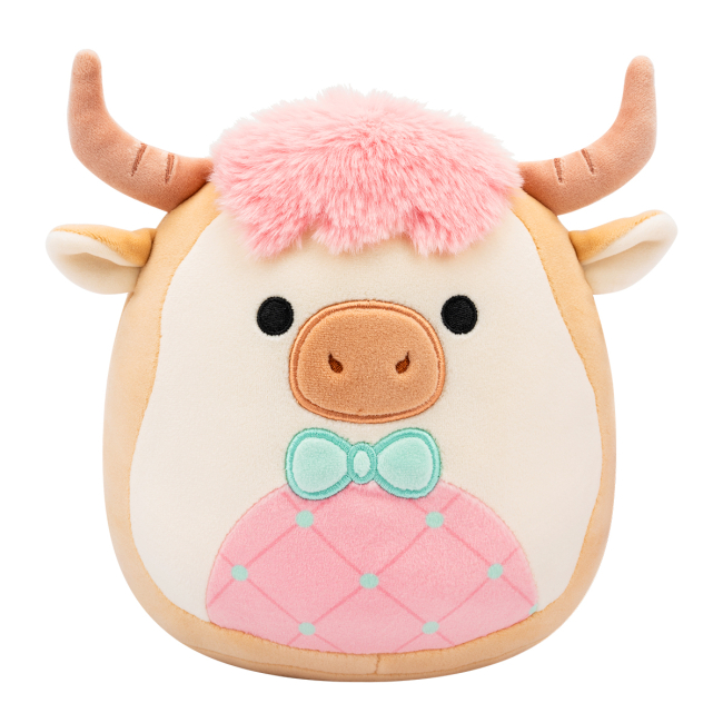 Мягкие животные - Мягкая игрушка Squishmallows Коровка Самсон 19 см (SQER01229)