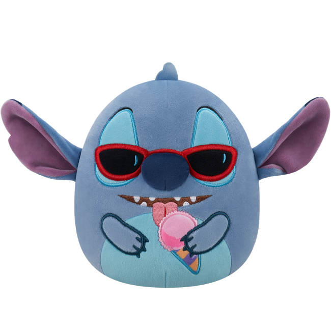 Персонажі мультфільмів - М'яка іграшка Squishmallows Disney Стіч з морозивом 17 см (SQDI00729)