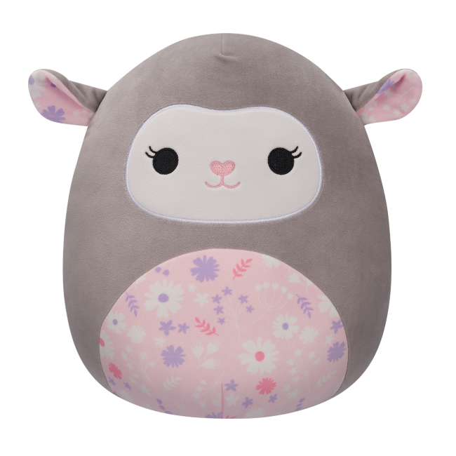 Подушки - М'яка іграшка Squishmallows Сіре ягня 30 см (SQER00912)