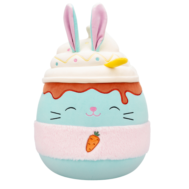 Подушки - Мягкая игрушка Squishmallows Кролик Баттенс 30 см (SQER01262)
