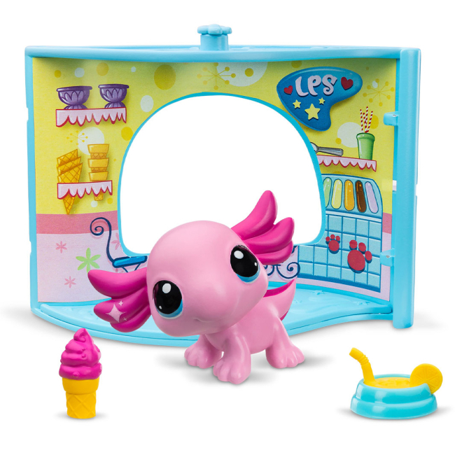 Фігурки персонажів - Ігровий набір Littlest Pet Shop Крамничка морозива (00593)