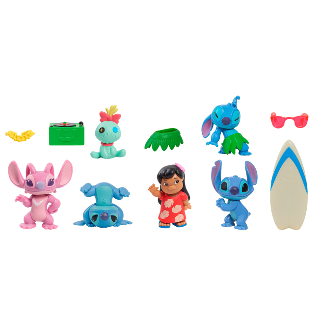 Фигурки персонажей - Набор фигурок Stitch Стич (46112)