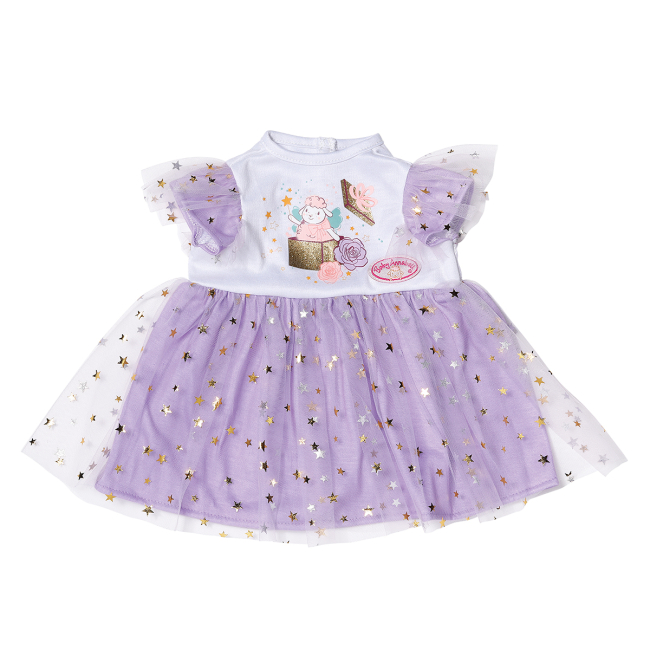 Одежда и аксессуары - Одежда для куклы Baby Annabell Сиреневое платье (710296)