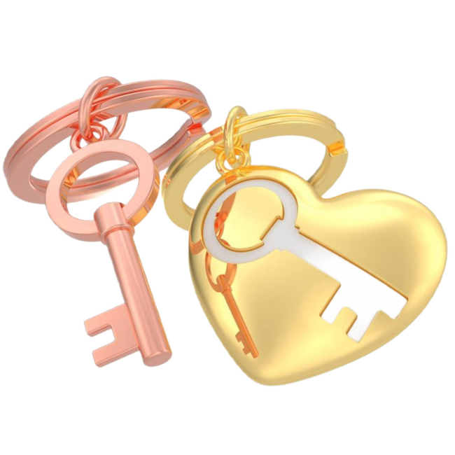 Брелоки - Брелок Metalmorphose You are the key to my heart (8000020943877)