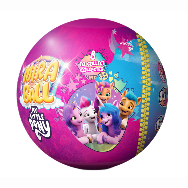 Персонажі мультфільмів - М'яка іграшка-сюрприз Miraball My little Pony (M14115(M14161)
