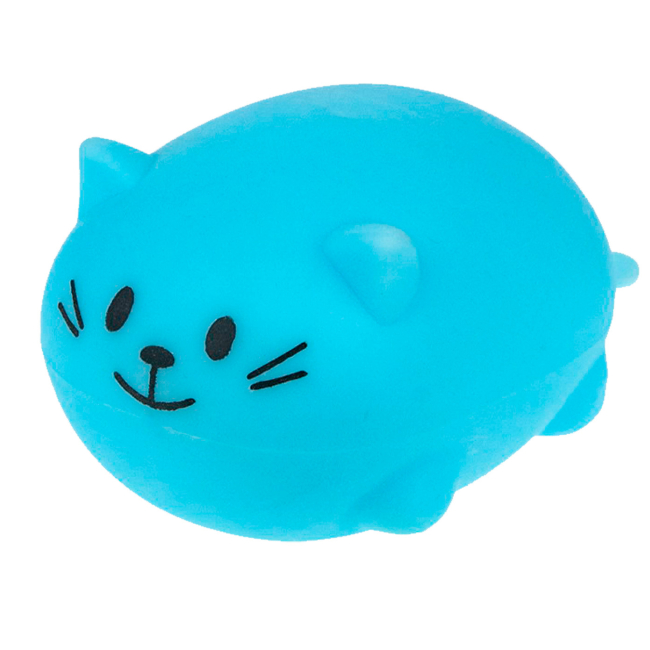 Антистрес іграшки - Стретч-антистрес Monster Gum Крутий заміс Marshmallow Cat блакитний (T20327/2)